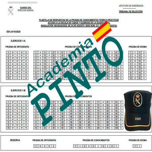 test online ascenso escala cabos guardia civil academia pinto