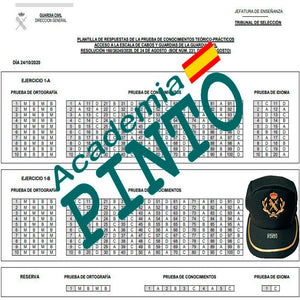 Test Online Ascenso Sargento Guardia Civil